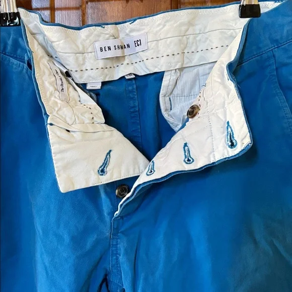 Ben Sherman Vibrant Blue Chinos, Men’s 32 Waist - Picture 3 of 6